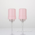 50 ml de bomba de espuma quadrada roxa garrafas brancas para medicina com forma de lavagem à mão em forma de flor